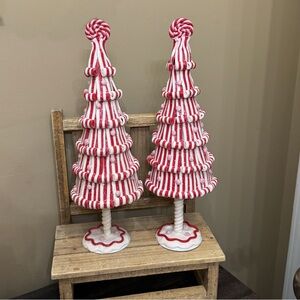 Red and White peppermint  Holiday Tree Decor